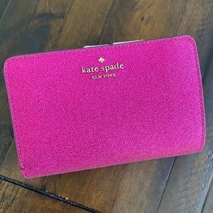 Kate Spade Lola Glitter Medium Wallet